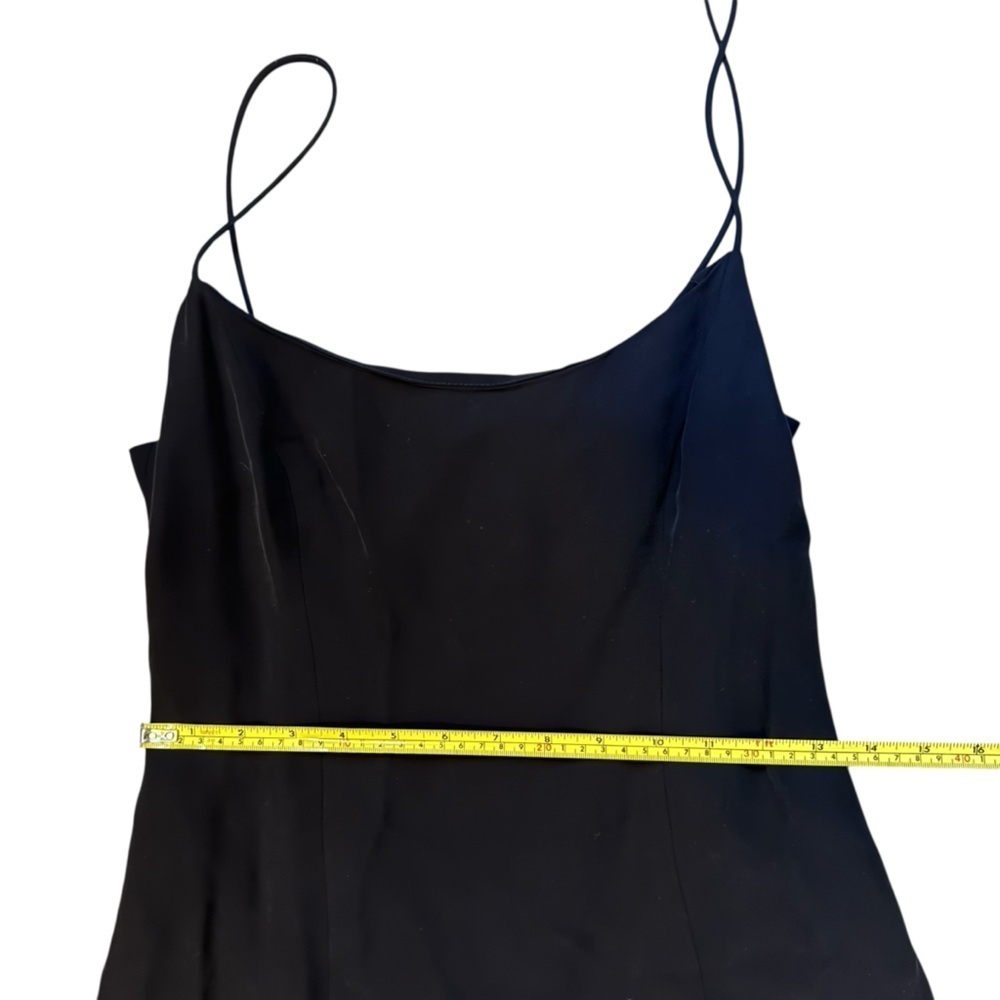 Milly Black Slip Cocktail Dress with Mermaid Hem Size 2 - Picture 12 of 16